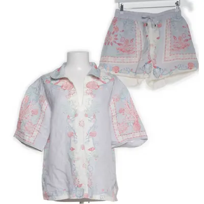 Set (Blue, Multicolored) from By Malina Linen, Viscose