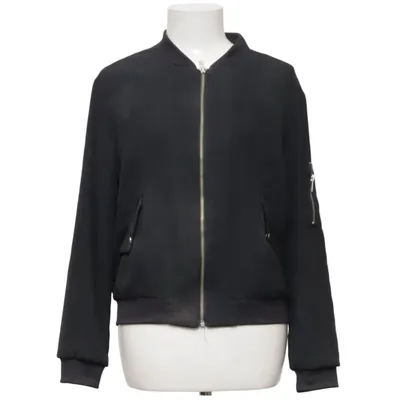 Bomberjack (Zwart) van Zara Basic Collection Elastaan, Polyester
