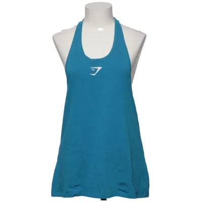 Débardeur de sport (Bleu) de Gymshark Coton, Élasthane