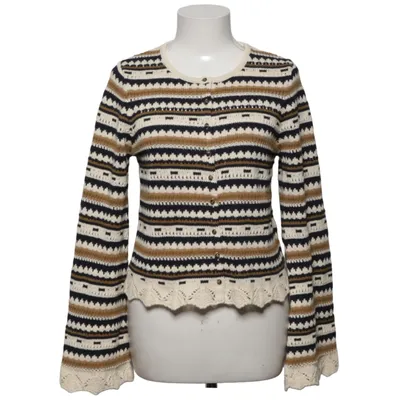 Cardigan (Blanc, Noir, Marron) de La Maille Sézane Acétate, Coton