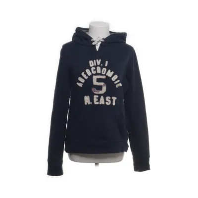Huvtröja (Blå) från Abercrombie & Fitch Bomull, Polyester