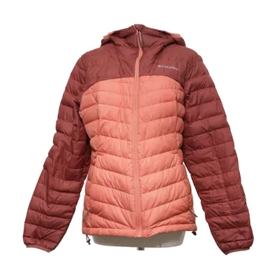 Letvægtsjakke (Orange, Rød) fra Columbia Dun, Fjer, Polyester