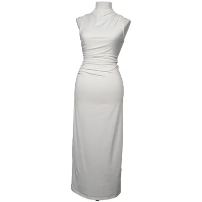 Långklänning (Vit) från By Swan Elastan, Polyester, Viskos