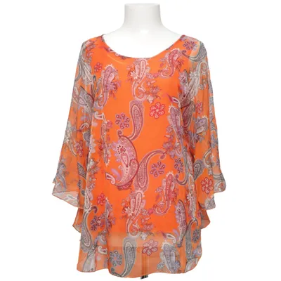 Blouse (Orange, Multicolored) from Blue Vanilla