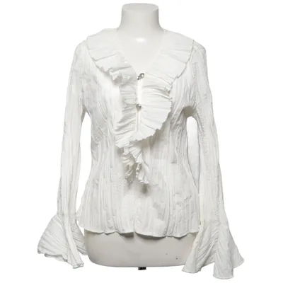 Blouse (White) Cotton, Polyester