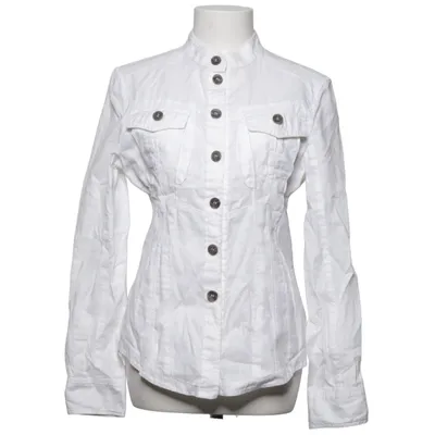 Skjorta (LS 51.06 W81 /LK.503.81) från Marc Cain Bomull, Linne, Polyuretan, Silke