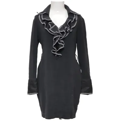 Jurk (Zwart) van Blanc Nature Elastaan, Polyamide, Viscose