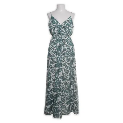 Långklänning (Vit, Grön) från Moon Mood Polyester
