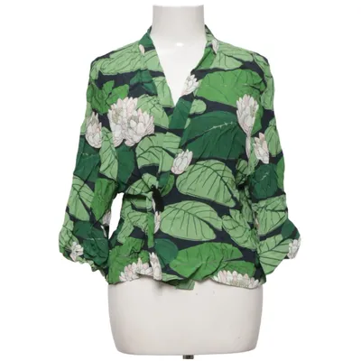 Wrap top (Green, Multicolored) from Danefae Viscose