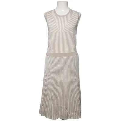 Kjole (Beige, Hvid) fra Boss Bomuld, Viscose