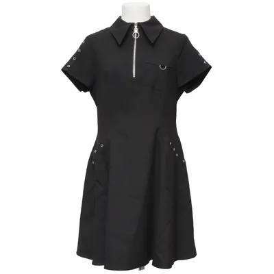 Robe (Noir) de Hell Bunny Élasthane, Polyester, Viscose