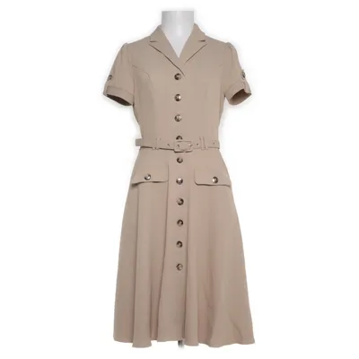 Blousejurk (Beige) van Voodoo Vixen Elastaan, Polyester