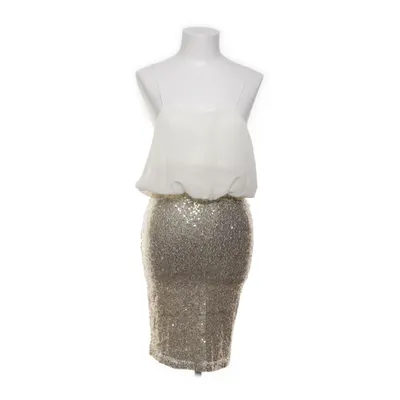 Maxikleid (Gold, Weiß) von Club L Polyester