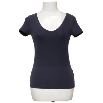 T-shirt (Blue) from H&M Basic Elastane, Cotton