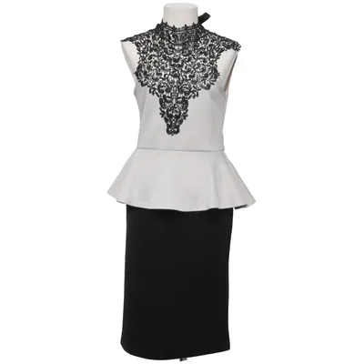 Cocktailjurk (Zwart, Wit) van Signature Elastaan, Polyester