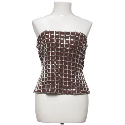 Tube top (Brown) from Zara Polyester