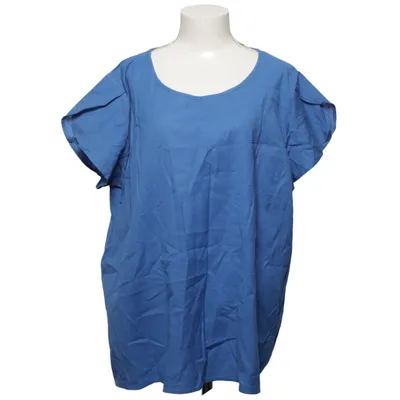 Top (Blauw) van JYOTHI Katoen, Linnen