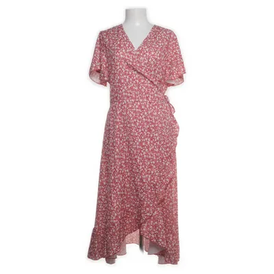 Wrap dress (Red, White) Polyester