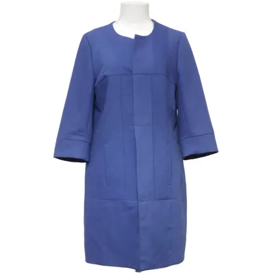 Coat (Blue) from Nife Elastane, Polyester, Viscose