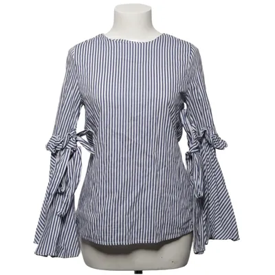 Blouse (Blue, White) from Chicwish Cotton