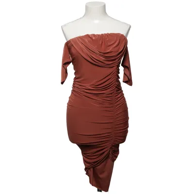 Dress (Brown) from Femme Luxe Elastane, Polyester