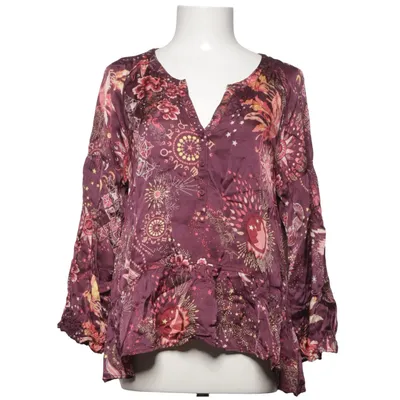 Peplumbluse (Lilla, Flerfarvet) fra Odd Molly Viscose