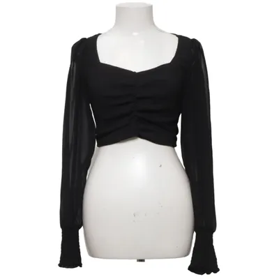 Crop top (Zwart) van Bershka Elastaan, Polyester