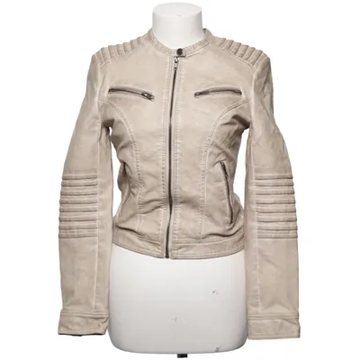 Jacket (Beige) from Livelo Cotton, Polyester, Polyurethane, Viscose
