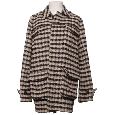Overshirt (Beige, Zwart) van Julie Fagerholt Acetaat, Acryl, Katoen, Elastaan, Polyester, Viscose, Wol