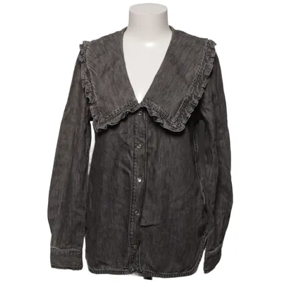 Chemise en jean (Gris) de Ganni Coton biologique, Tencel