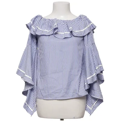 Blus (Blå, Vit) från Mizumi