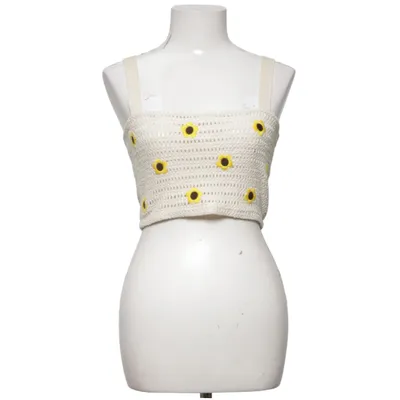 Crop top (Wit, Geel, Zwart) van Zara