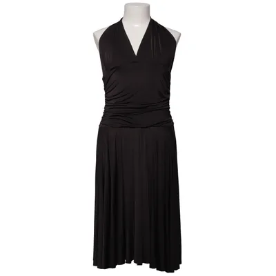 Halterneck dress (Black) from Sonic London Polyester