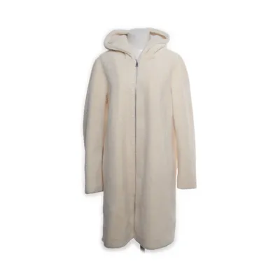 Vinterkappa (Beige) från Marie Lund Polyester, Pälsimitation