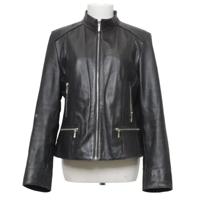 Veste en cuir (Noir) de Josefina of Sweden Cuir