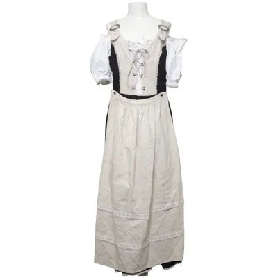Dirndl (Beige, Noir, Blanc) de Siebenstein Trachtenmoden Coton, Lin