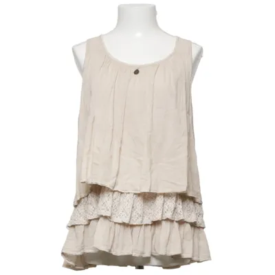 Top (Beige) van Made in italy Katoen, Viscose