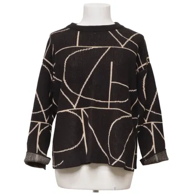 Trui (Zwart, Beige) van Visual Clothing Project Acryl, Viscose