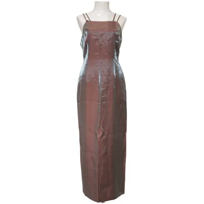 Robe (Marron, Bleu) de Sticky Fingers Acétate, Polyester