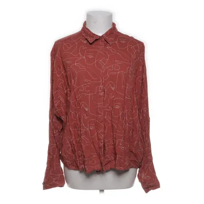 Shirt (Brown, Multicolored) from Monki Viscose