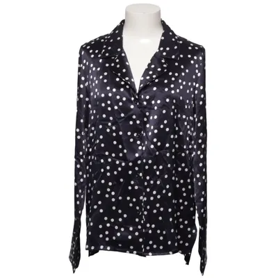 Blouse (Blauw, Wit) van Rough Studios Zijde