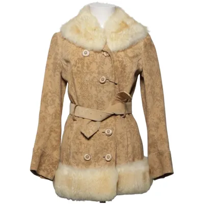 Shearlingjacka (Beige)
