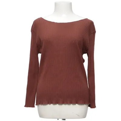 T-shirt à manches longues (Marron) de Love the Lounge Coton, Modal