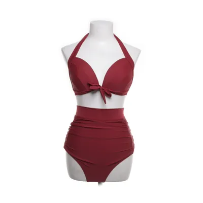 Bikini (Rød) fra Shekini Polyamid, Elastan