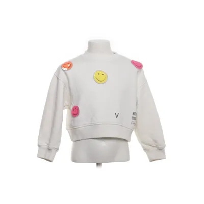 Sweatshirt (White, Multicolored) from Zara x Smiley World Cotton, Elastane