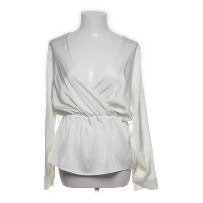 Wikkelblouse (Wit) van Anna Field Gerecycled polyester