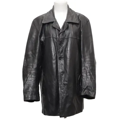 Leather coat (Black) from Biker Leather, Polyester