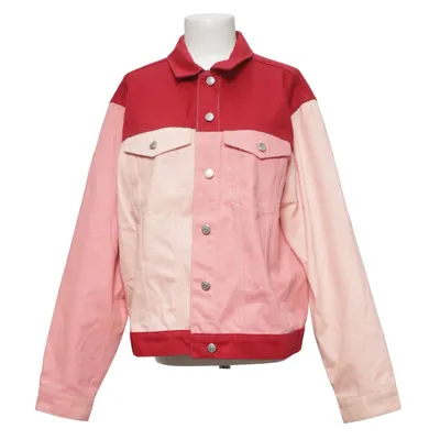 Jeansjacka (Röd, Rosa, Flerfärgad) från NA-KD Bomull