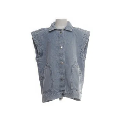 Spijker gilet (Blauw) van Garcia Gerecycled katoen