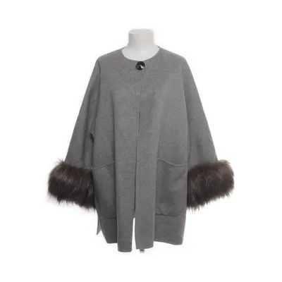 Cape (Grå) fra Zara Woman Polyester, Uld, Viscose